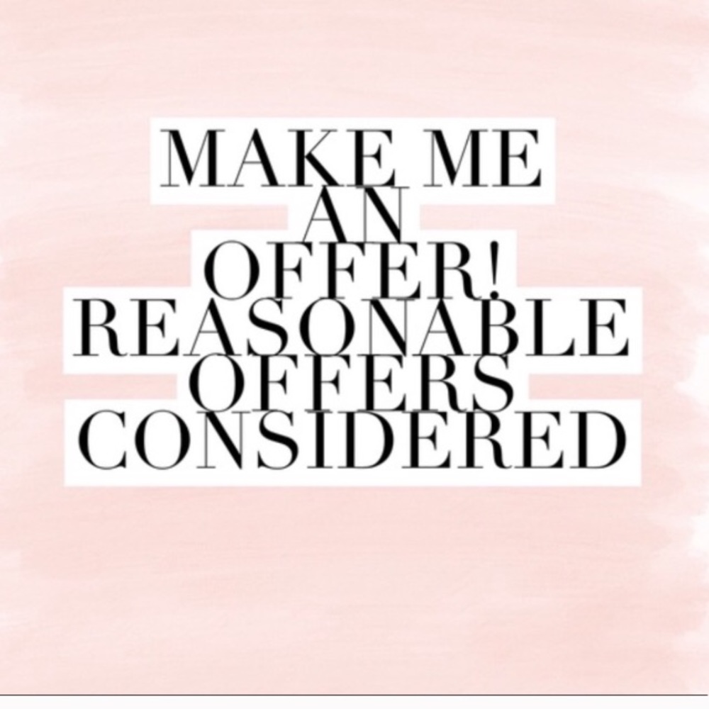 Offers welcome!